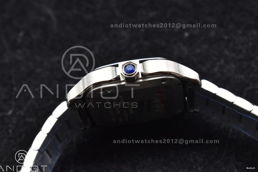 35mm SS Edition MIYOTA Best Cartier V2 Santos Bracelet SmartLinks BVF 9015 SS de White on 1:1 Dial 0109